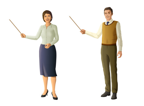 男女教师图片下载