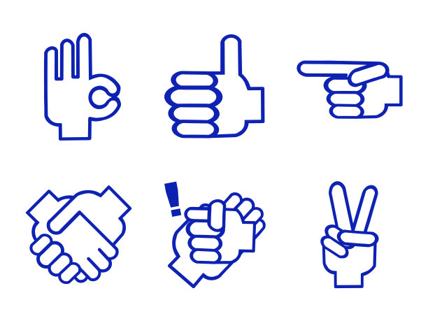 手的图标图片下载