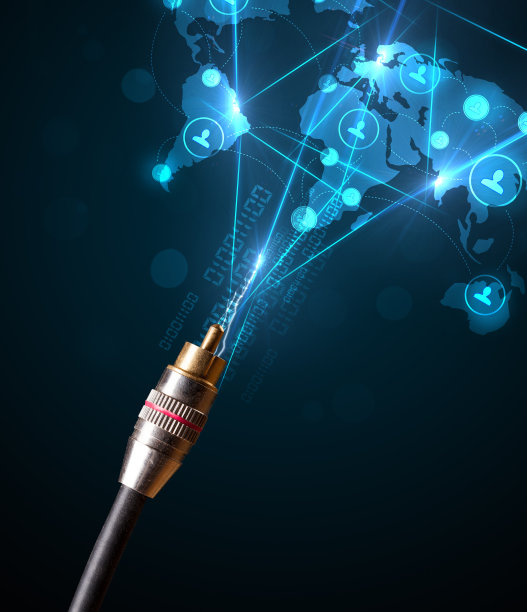 来自电缆的社交网络图标图片下载