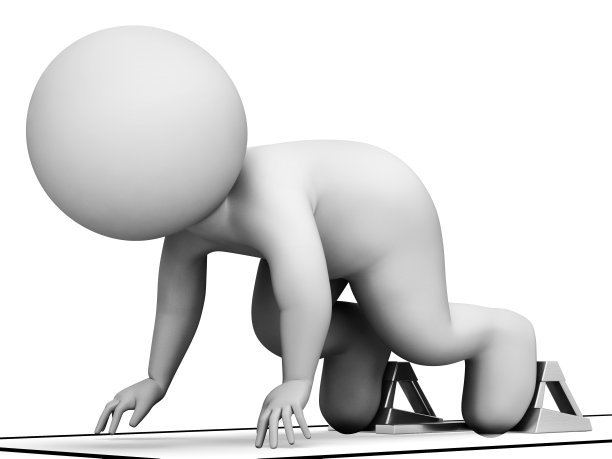 角色种族意味着渲染运动员和运动员3d渲染图片下载