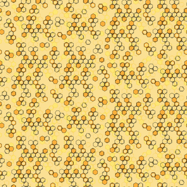 无缝重复蜂窝背景图片下载