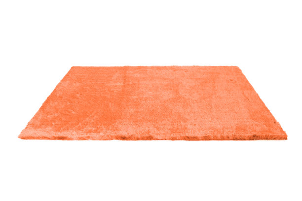 毛茸茸的地毯。在白色背景上隔离图片下载