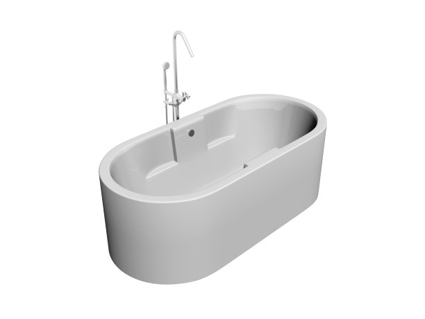 浴缸3d渲染图图片下载