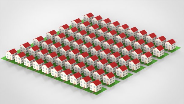 镇3 d渲染图片下载