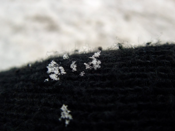 在纬线上靠近雪花颗粒图片下载