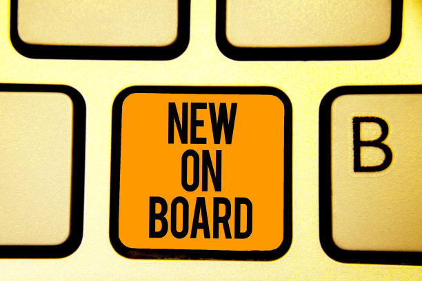 显示新船上的文字标志。概念照片欢迎加入团队适应协作有人雇佣键盘橙色键意向创建计算机计算反射文档。图片下载