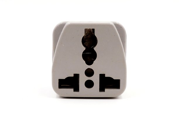 灰色旅行插头图片下载