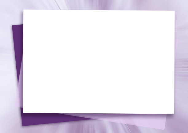 白色文本框上模糊的抽象背景。紫罗兰色模型框架，柔和的浅紫色渐变。模板为邀请，贺卡，明信片，剪贴簿，相册页设计，海报，传单，小册子，介绍，网站图片下载