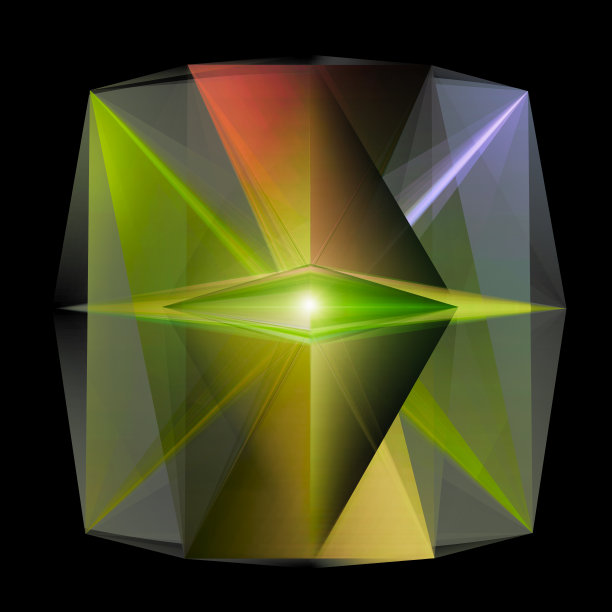 抽象几何，多维概念，未来科学幻想图片下载