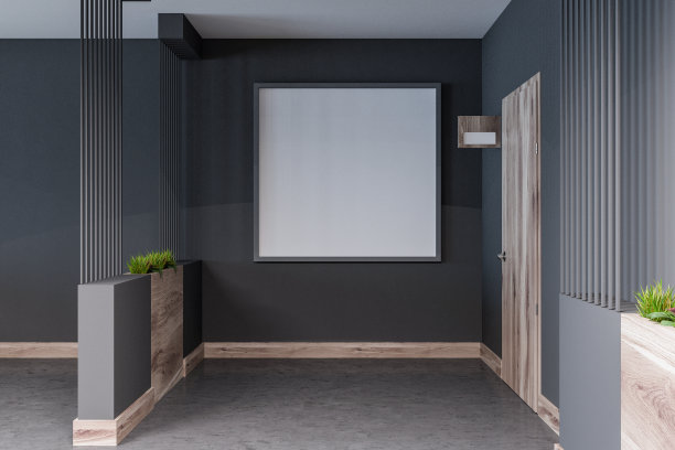 酒店、写字楼或公寓走廊、海报图片下载