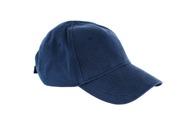 蓝帽孤立在一个白色的背景图片下载