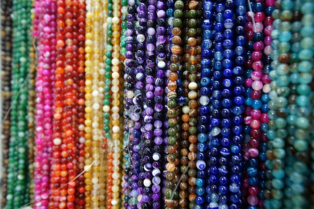 彩色珠子挂图片下载