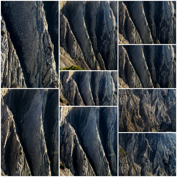 海岸线上的悬崖图片下载