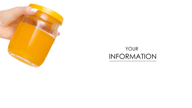 罐子蜂蜜在手模式图片下载