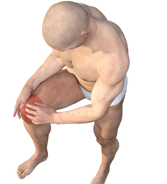 膝关节疼痛3d概念图片下载