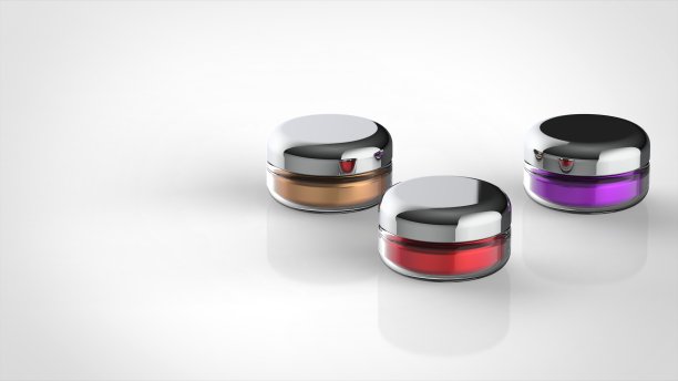 眼影3色右3d渲染图片下载