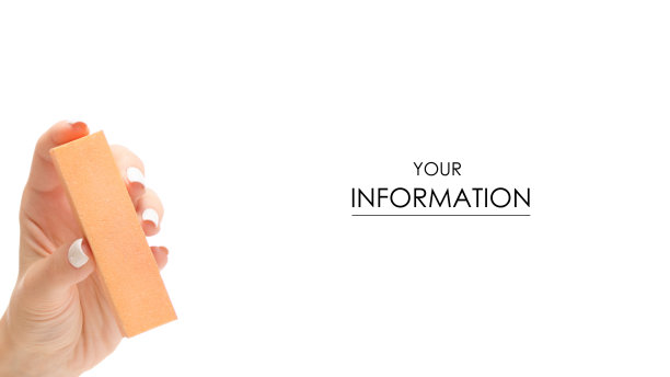 女性手指甲浅黄色图案图片下载