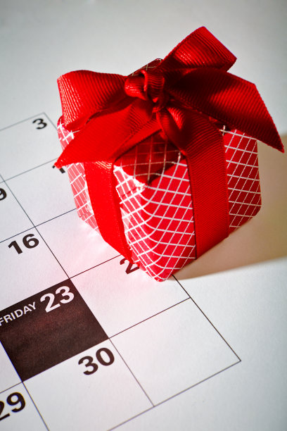 2018、2029年11月23日感恩节黑色星期五圣诞购物日历图片下载