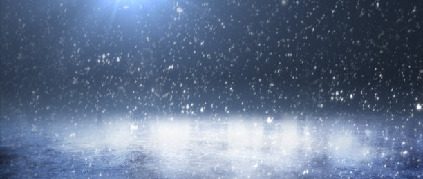 空雪溜冰场。下雪的冬天。背景。全景图片下载