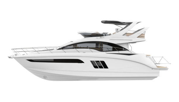 白色休闲游艇图片下载