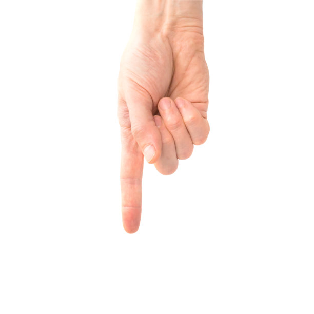 女性手朝下图片下载