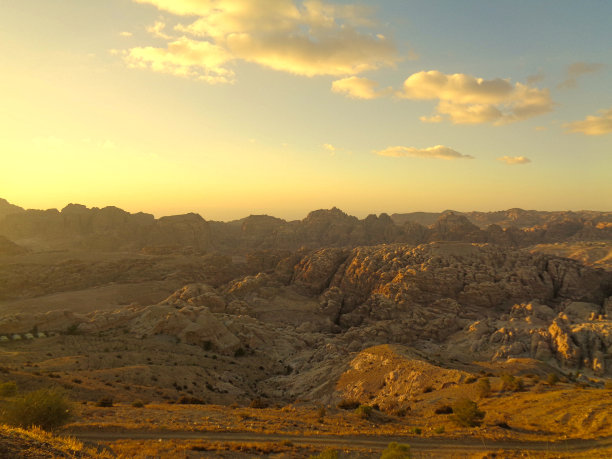 沙漠日落美景图片下载