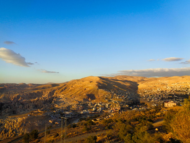 沙漠日落美景图片下载
