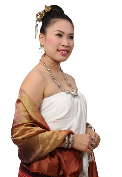 泰式服装的女人图片下载