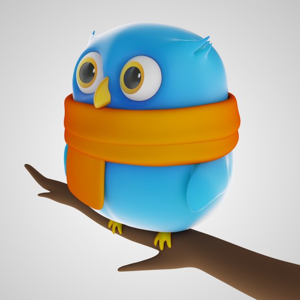 猫头鹰玩具孤立在白色背景上坐在树枝上图片下载