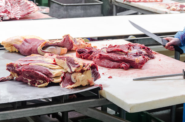 切一大块肉图片下载