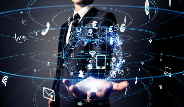 通信技术的概念。图片下载