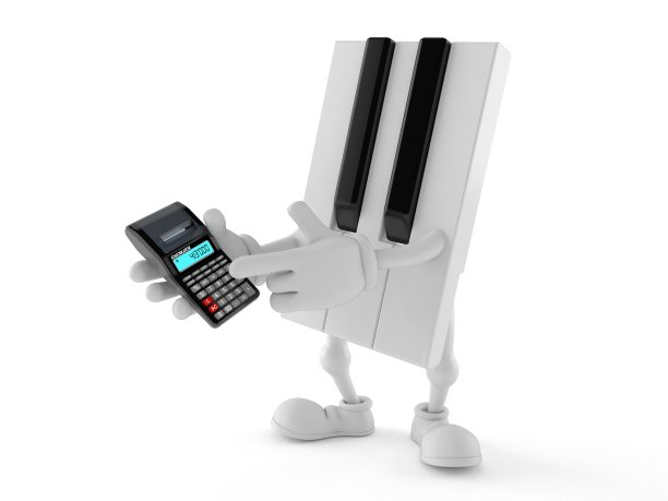 使用计算器的钢琴字符图片下载