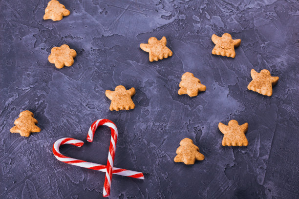 传统的圣诞甜饼和饼干图片下载
