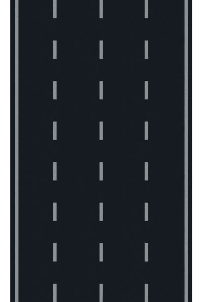 在白色背景上的道路插图。图片下载