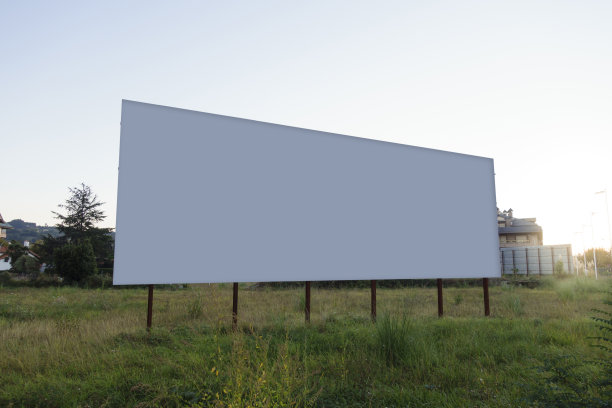 空白广告牌模拟图片下载