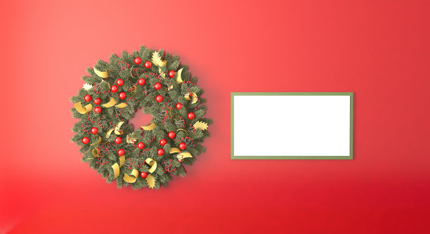 区域圣诞元素和背景-拷贝空间图片下载
