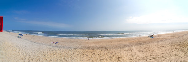 夏日的阿萨蒂格岛海滩全景图图片下载