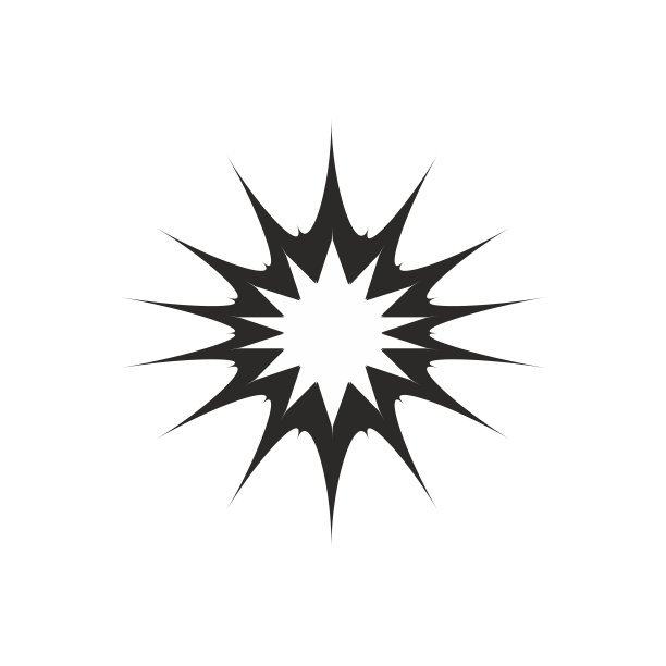 艺术抽象单一设计元素几何孤立黑色图片下载