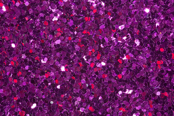 紫色闪光纹理圣诞抽象背景。柔和的淡紫色纹理带光泽。图片下载