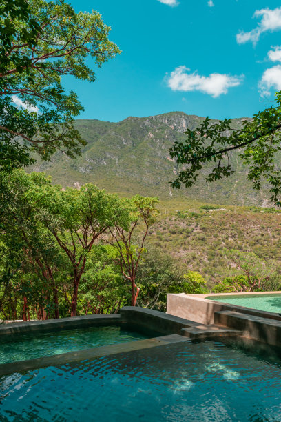 墨西哥托兰多戈的热水池图片下载