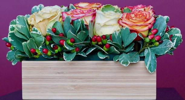 圣诞花花束图片下载