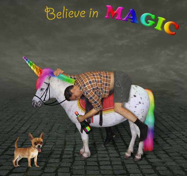 醉鬼骑马回家图片下载