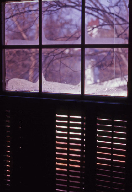 结霜的窗户图片下载