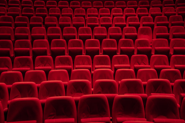 剧院红色座椅图片下载
