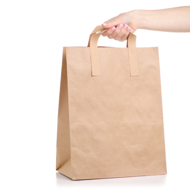 手拿纸袋包装图片下载