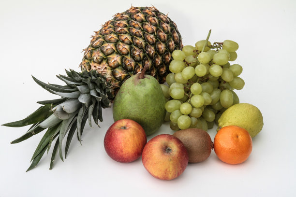 不同水果的排列图片下载