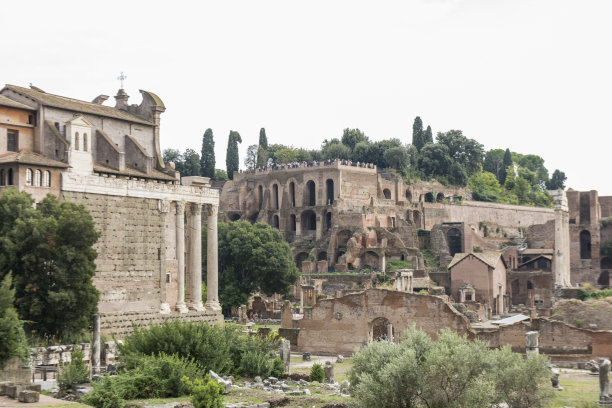 意大利罗马的罗马广场。图片下载