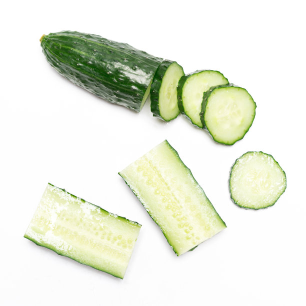 绿色新鲜的黄瓜图片下载