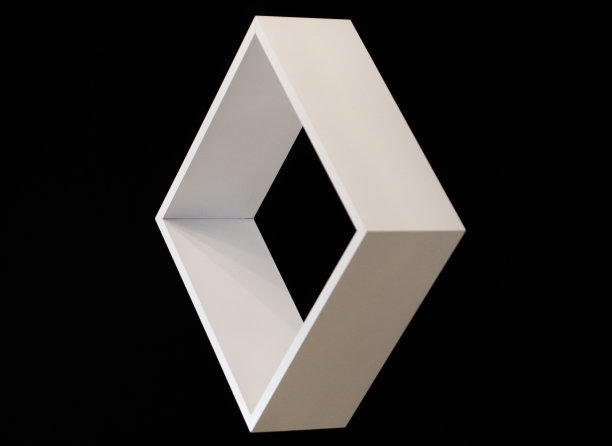 白色方形框架孤立在黑色背景上，黑白，独立的白色盒子，图片下载