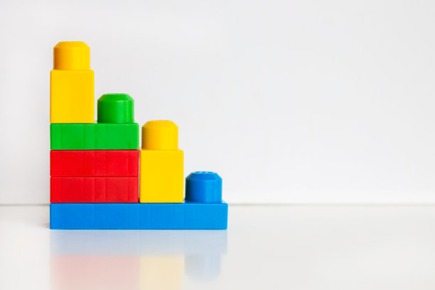 明亮的步骤从儿童设计师。发展概念图片下载